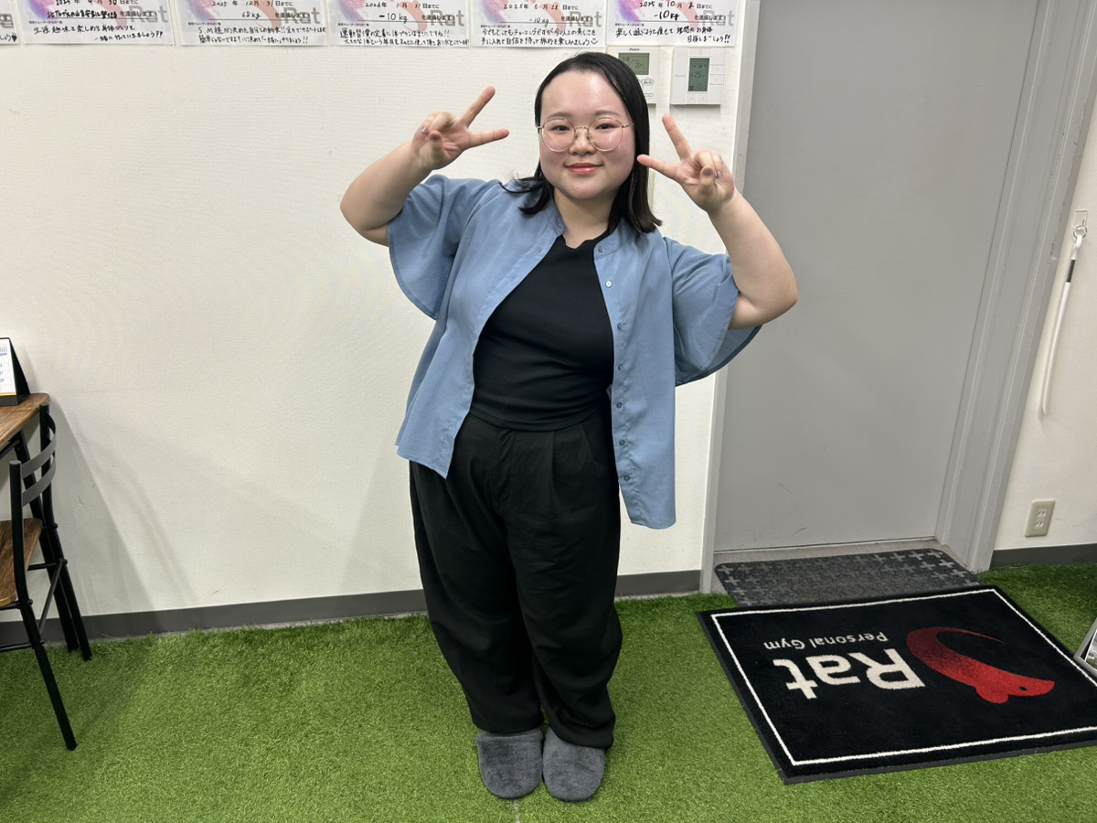 立川パーソナルジムRat ダイエット後のアフター写真