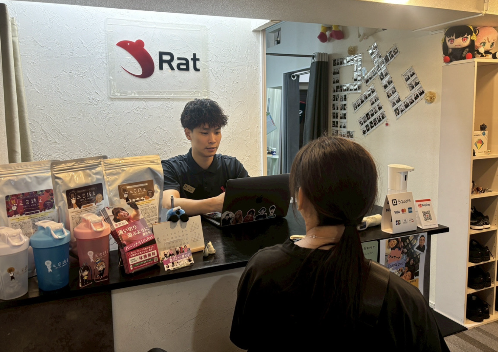 心斎橋パーソナルジムRat トレーニング風景1