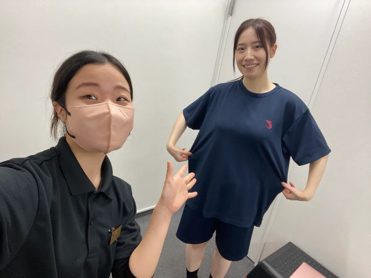 トレーニングに取り組むK.Sさんの様子