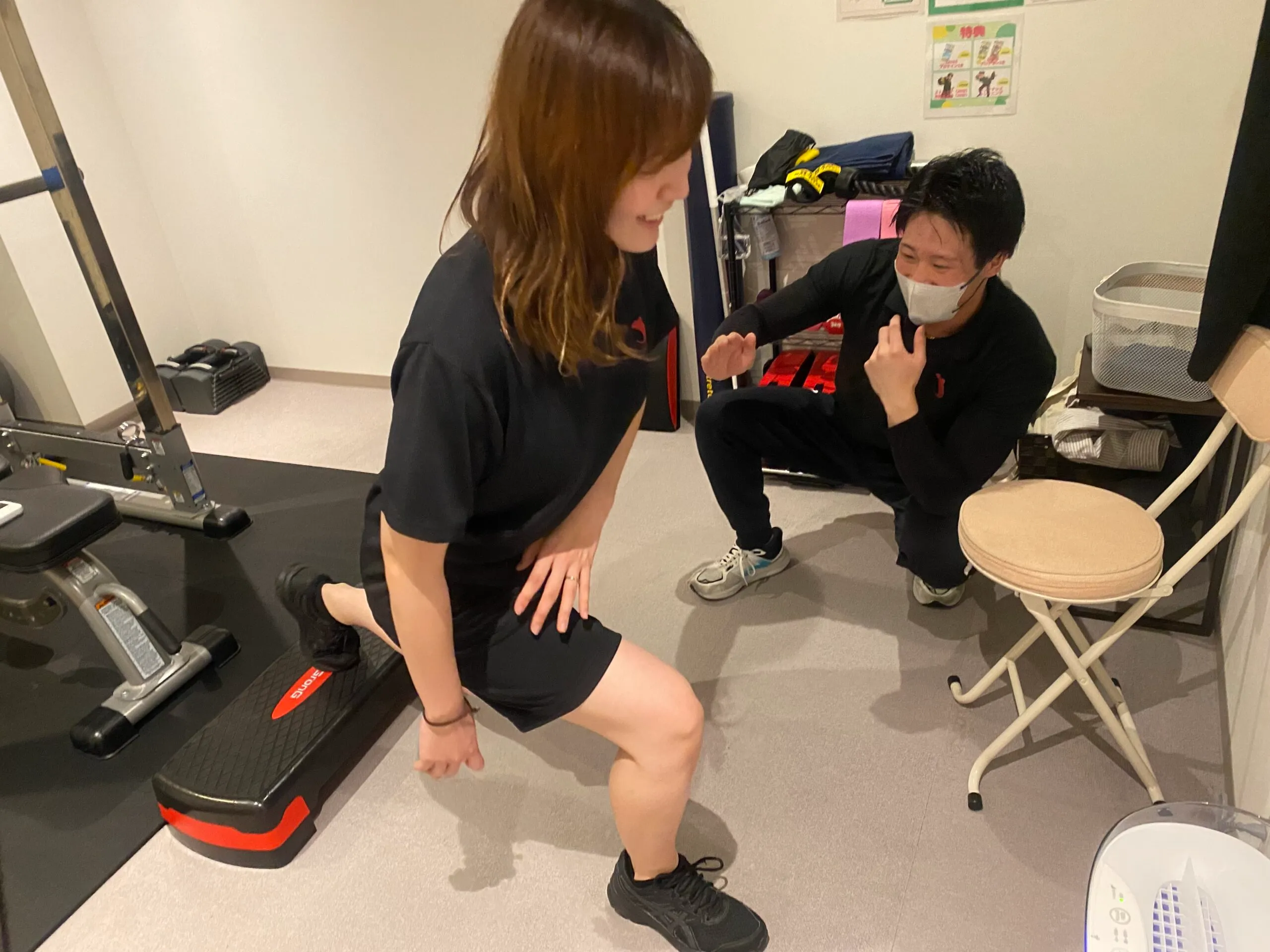 パーソナルジムRat札幌店でのトレーニング風景2