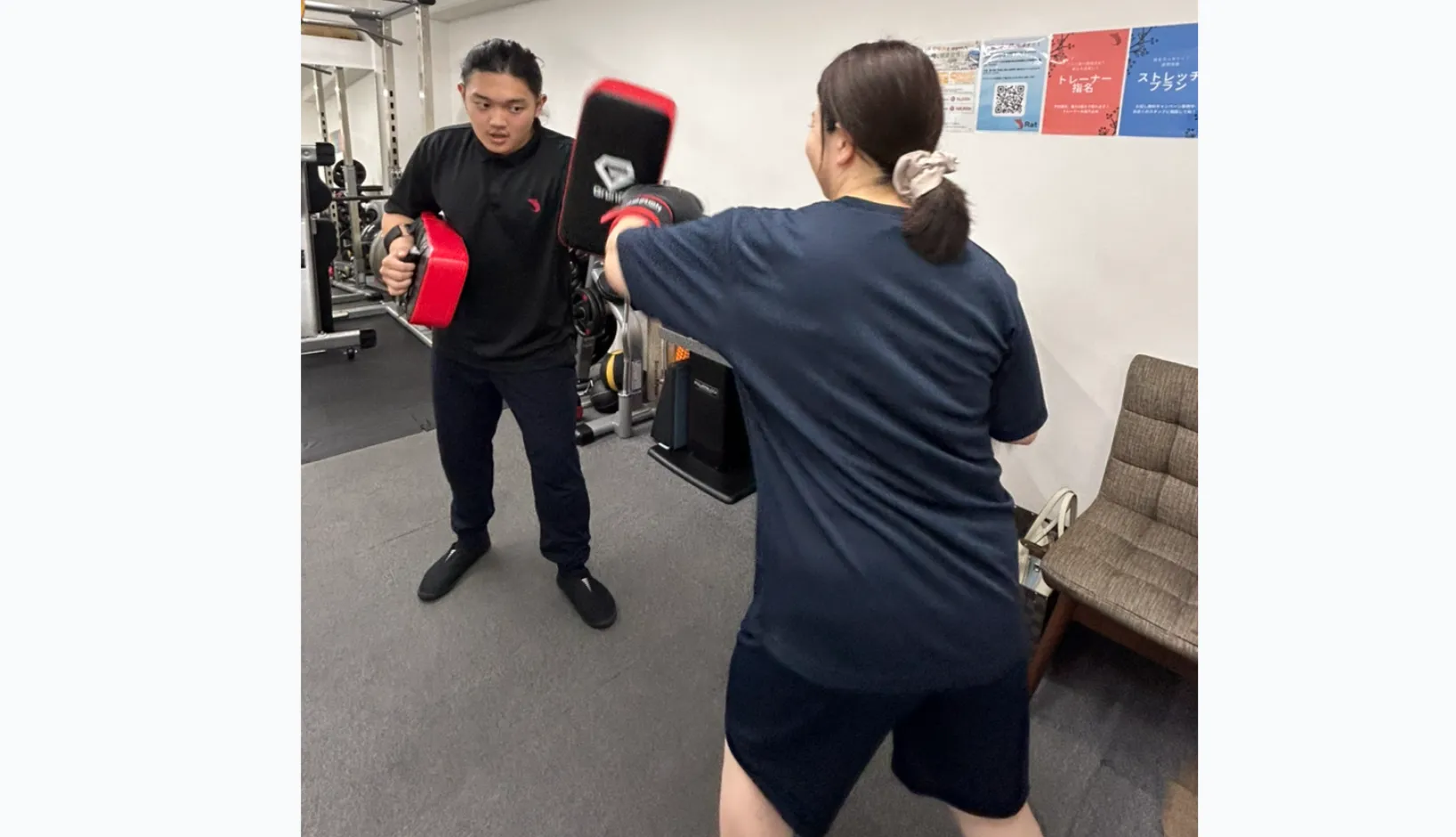 新宿パーソナルジムRat トレーニング風景1