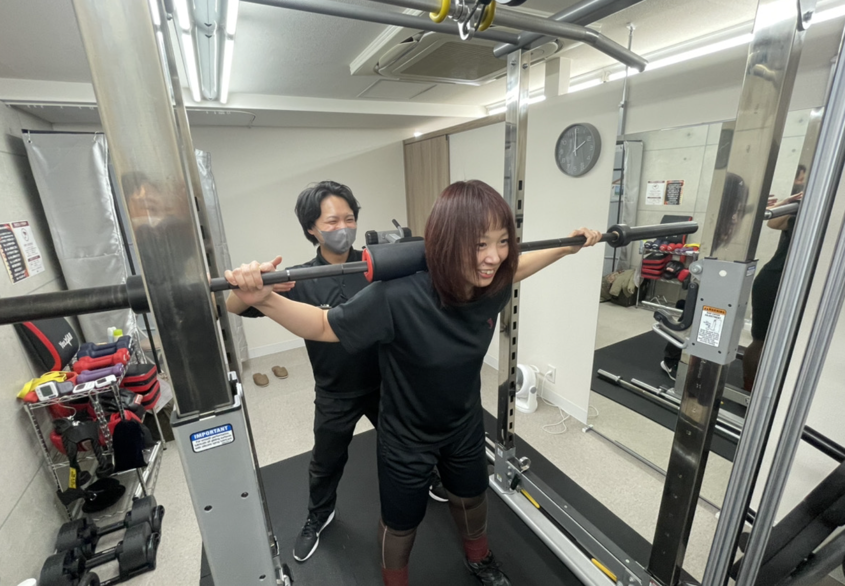 京都パーソナルジムRat トレーニング風景1